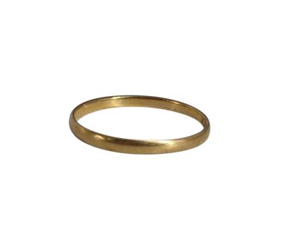 Alliance en or, TDD. 58mm, Poids. - Photo 1