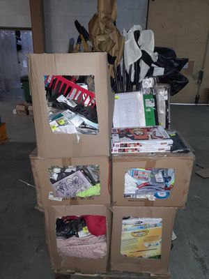 a stack of boxes that are stacked on top of each other