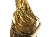 statue of a woman with a veil draped over her head