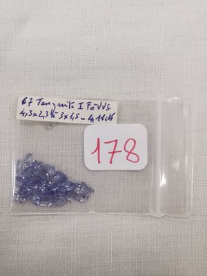 TANZANITE violet blue IF à VVS Nbr 67 Tanzanie marquise 4,3 …