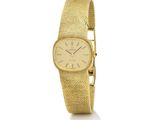 Montre-bracelet pour dames en or jaune 18 carats