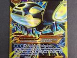 gros plan d'une carte pokemon sur une table
