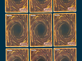 six square coasters with a picture of a spiral design on them