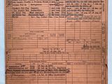 a close up of an old document with numbers on it