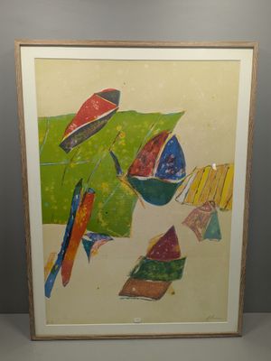 une image d'une image d'une image d'une peinture sur un mur