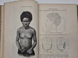 an open book with a drawing of a man ' s head on it