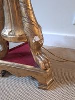 TORCHERE en bois doré et sculpté à décor de feuillages repos… (photo 3)
