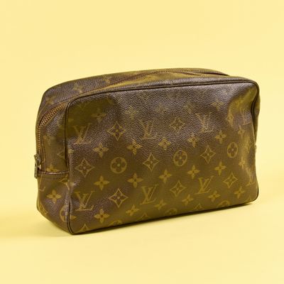 trousse de toilette Louis Vuitton en toile Monogram