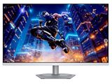 the computer monitor is displaying a picture of a man on a skateboard