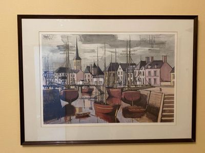 Lithographie dans le goût de Buffet