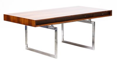 une image représentant un bureau avec un tiroir en dessous, sur fond blanc