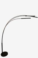 *Lampadaire en arc à trois bras de lumière en métal laqué no…