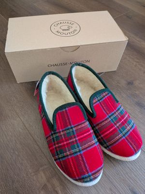 Paire de charentaises de marque CHAUSSE MOUTON