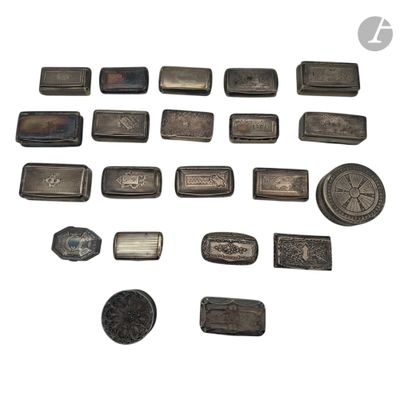 an image of a collection of old metal items on a white surface