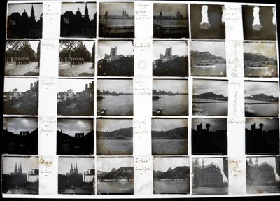 Allemagne 21 vues stéréoscopiques positives sur verre 45x107…