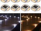 six images différentes d'une table sur laquelle sont disposées de nombreuses lumières