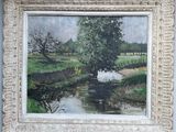 a picture of a painting hanging on the wall