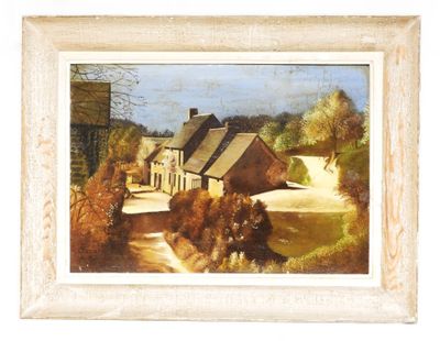 École du XXe siècle. Maison de campagne. - Photo 1