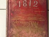 an old book with a picture of horses on it