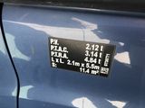 a sticker on the side of a car that says p w pals pizza