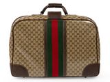guccissi gg supreme canvas and leather briefcase