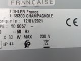 the label on the back of a machine shows the date of the machine
