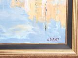 a picture of a painting on the wall of a building