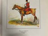 a book with a picture of a man on a horse