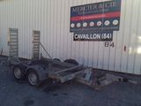 an image of a trailer parked in front of a building