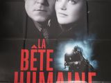une affiche du film « La Bête humaine »