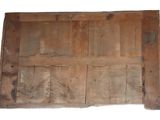 an old wooden door that has been made into a wall
