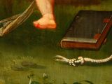 an image of a painting of a man with a sword and a book