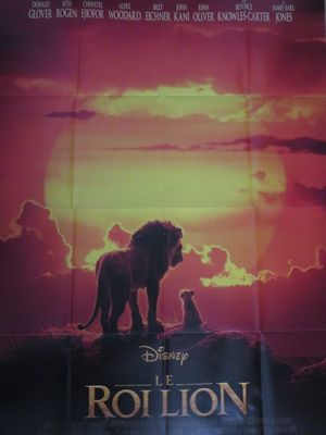 Le Roi Lion de Disney - affiche de cinéma française