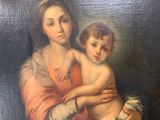 an image of a painting of a woman holding a child