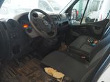 a car that has a steering wheel and a seat in it