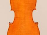 an old violin with the back of the back of the violin
