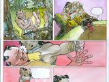 une image d'une bande dessinée avec un dessin d'homme et de femme