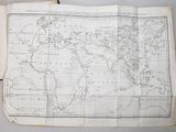 an old map of the world on a piece of paper