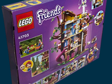 a box of lego friends sets on a blue background
