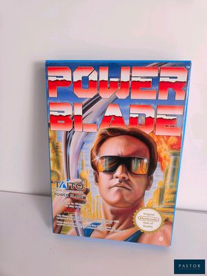 la jaquette d'un jeu vidéo intitulé « Power Blade »