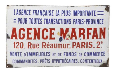 an old sign advertising a french business in paris