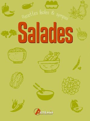 the cover of the book salades