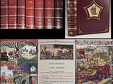 an image of a collage of books with pictures of people and animals
