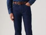 men ' s wrang work shirt in dark blue
