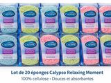 Lot de 20 éponges Calypso « Relaxing Moment »