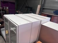 4 modules de vitrines hautes laquées blanches IKEA (80x31xH. (photo 2)