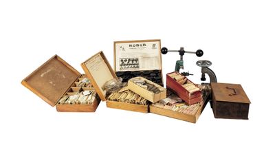 a lot of old items that are in a box