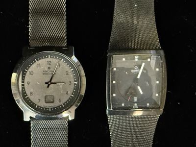 2 montres d'homme, l'une OBAKU