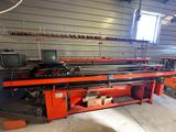 a large machine that is sitting in a garage