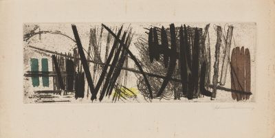 une image d'un dessin en noir et blanc sur une feuille de papier